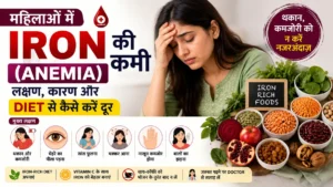 महिलाओं में Iron की कमी: Anemia के लक्षण और बचाव
