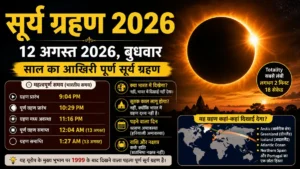 12 अगस्त 2026 के पूर्ण सूर्य ग्रहण का दृश्य